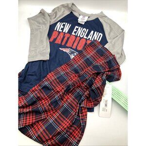 NFL Apparel New England Patriots Pajama Set 2 Piece Youth Large 12/14  - NEW